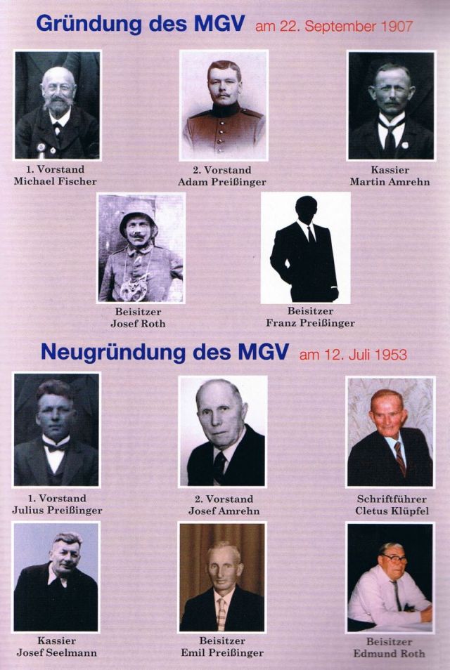 MGV Grundungsmitglieder